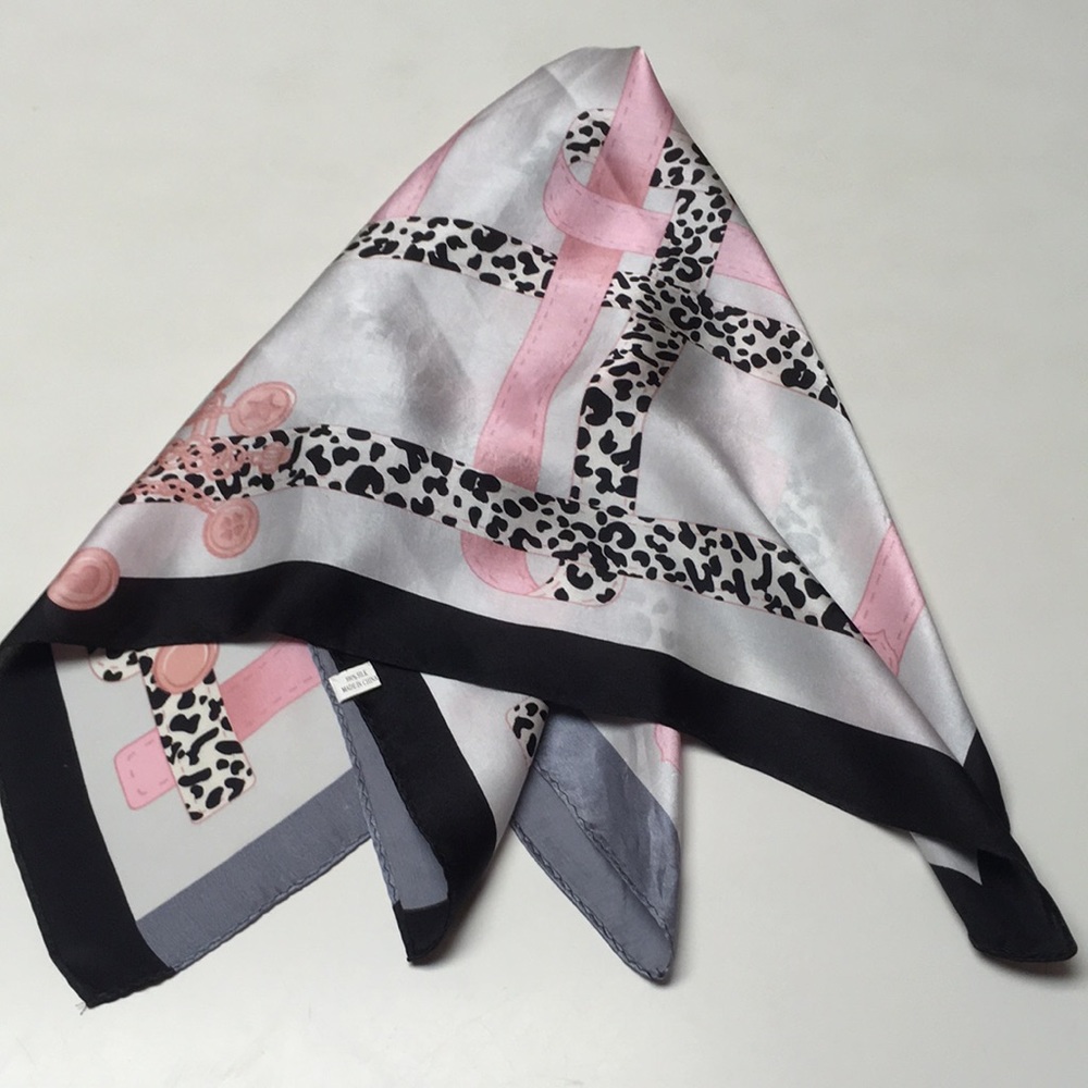 Silk square scarf